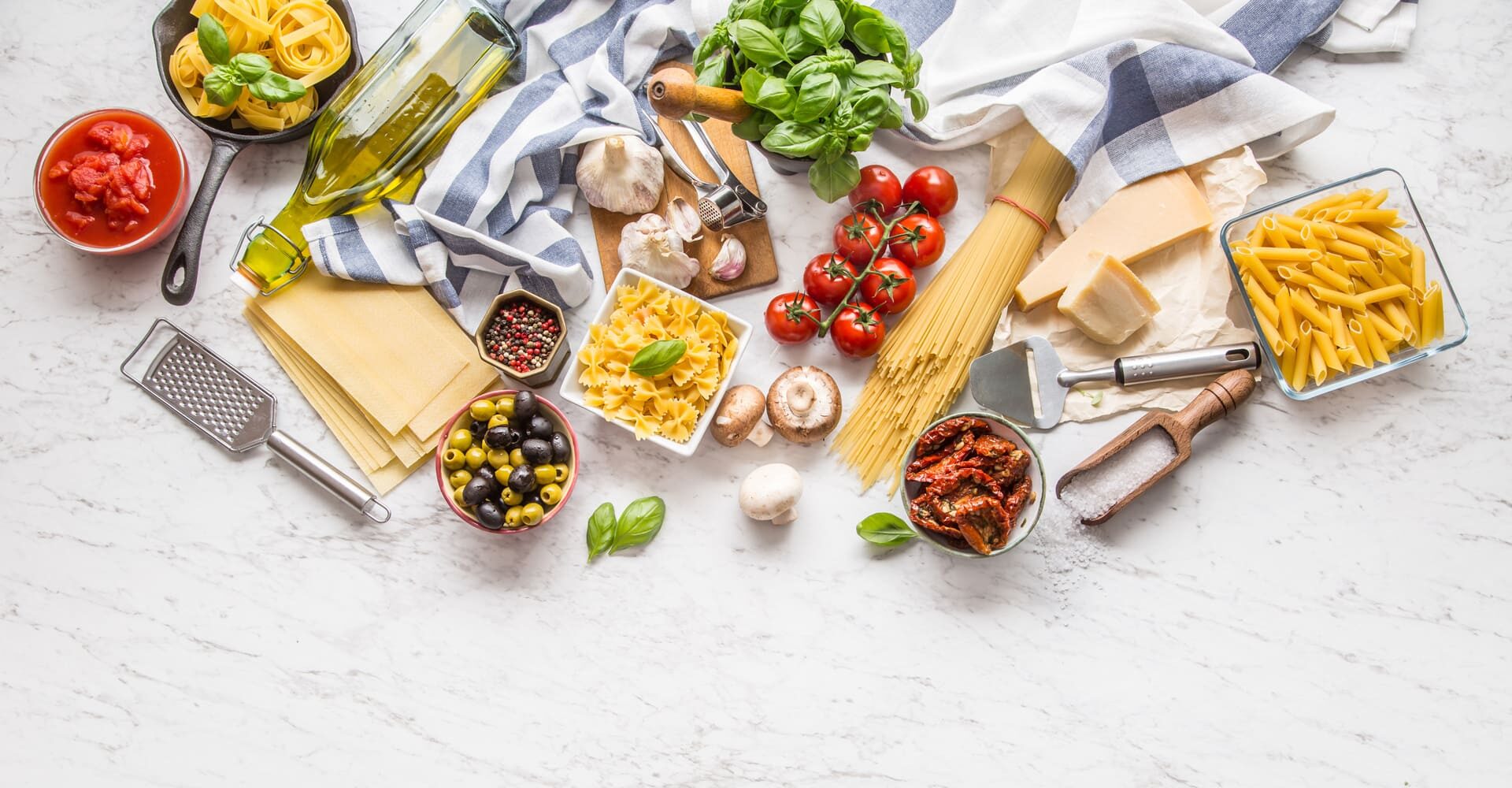 Nourriture et plats italiens